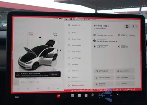 2024 Tesla Model Y Long Range Dual Motor All-Wheel Drive from USA, damaged, VIN 7SAYGDEE0RA252792